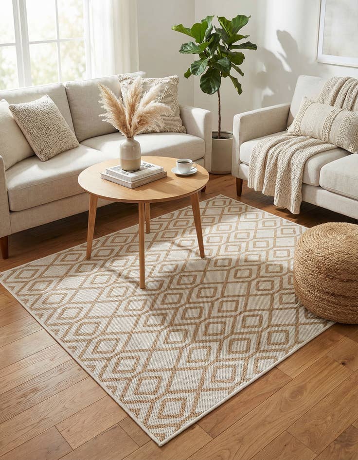 Detail image of 3' x 5' 3  Washable Jill Zarin Turks and Caicos Indoor / Outdoor Rug