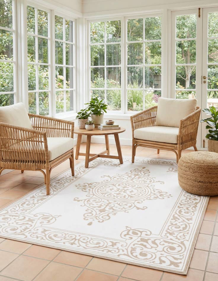 Detail image of 5' 3 x 8' Hermitage Rug