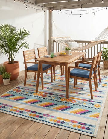 7' 10 x 10' Easy-Clean Aruba Indoor / Outdoor Rug