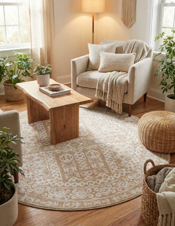 5' x 5' Oxford Round Rug