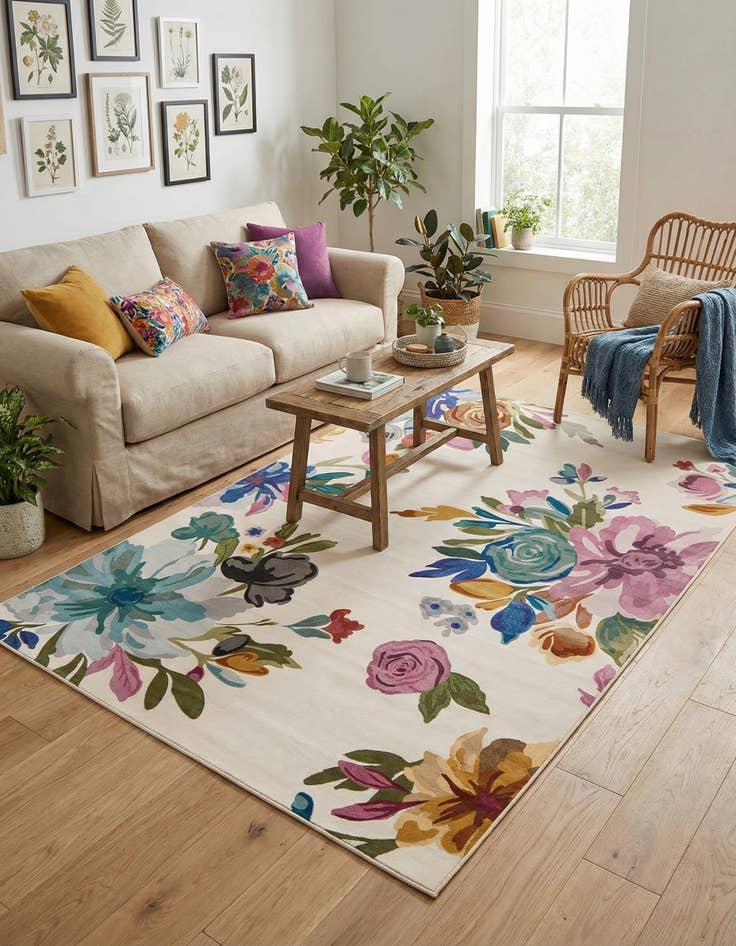 Detail image of 5' 3 x 7' 10 Blossom Rug