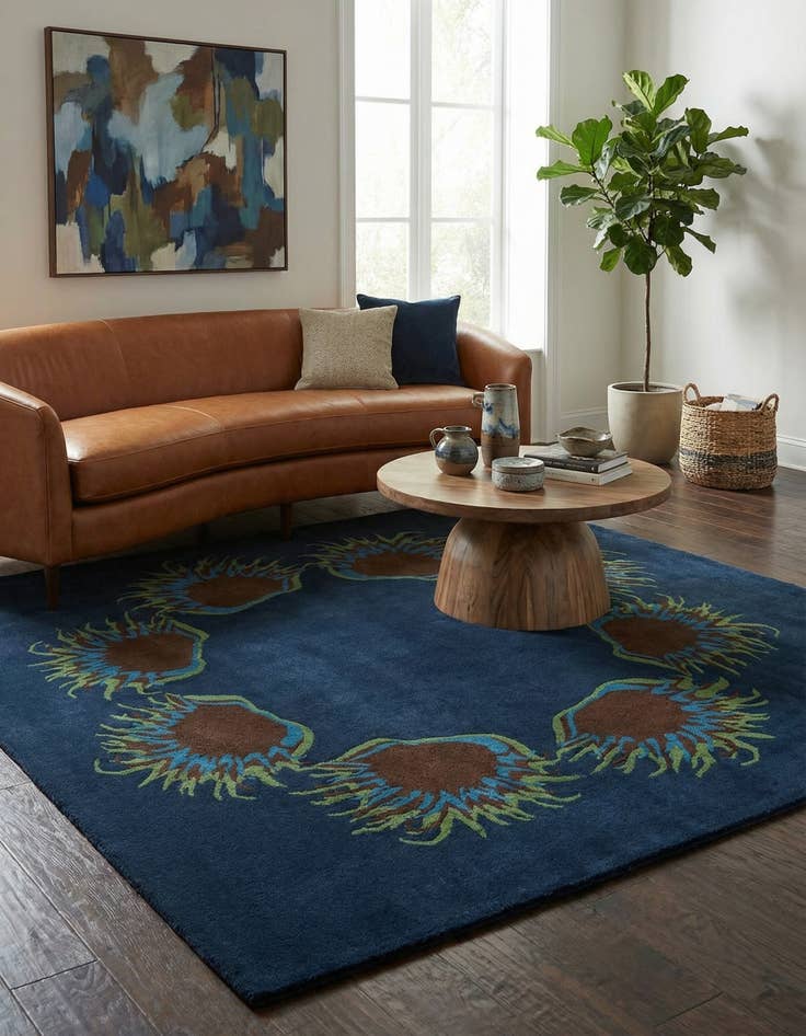 Detail image of 7' 7 x 7' 7 Agra Square Rug