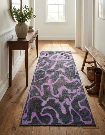 3' 2 x 6' 7 Hand Knotted Ultra Vintage Persian Wool Runner Rug