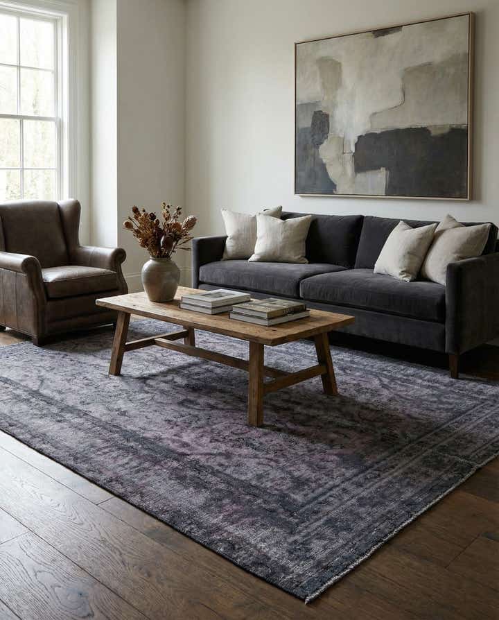 6' x 9' 2 Hand Knotted Ultra Vintage Persian Wool Rug