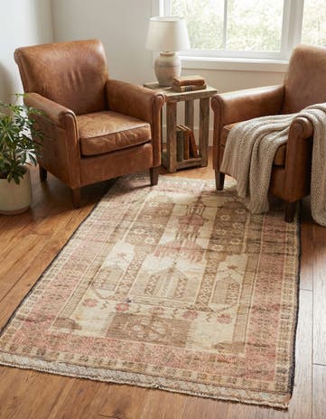 3' x 5' 3 Hand Knotted Ultra Vintage Persian Wool Rug
