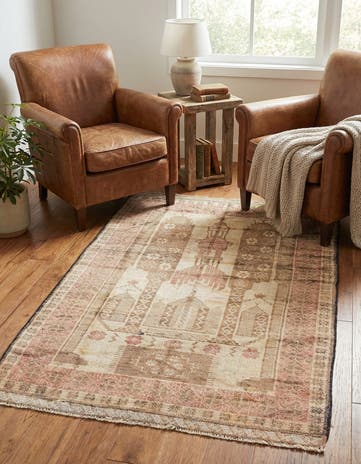 3' x 5' 3 Hand Knotted Ultra Vintage Persian Wool Rug