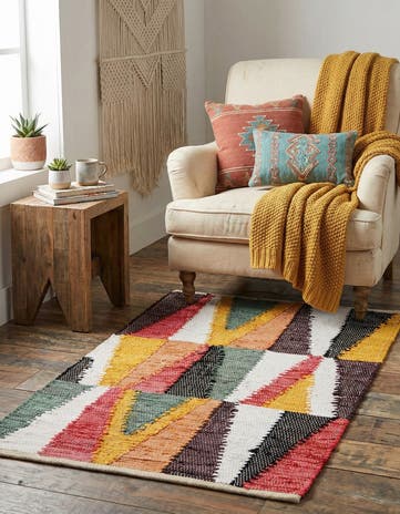 Hand Braided Chindi Cotton Rug