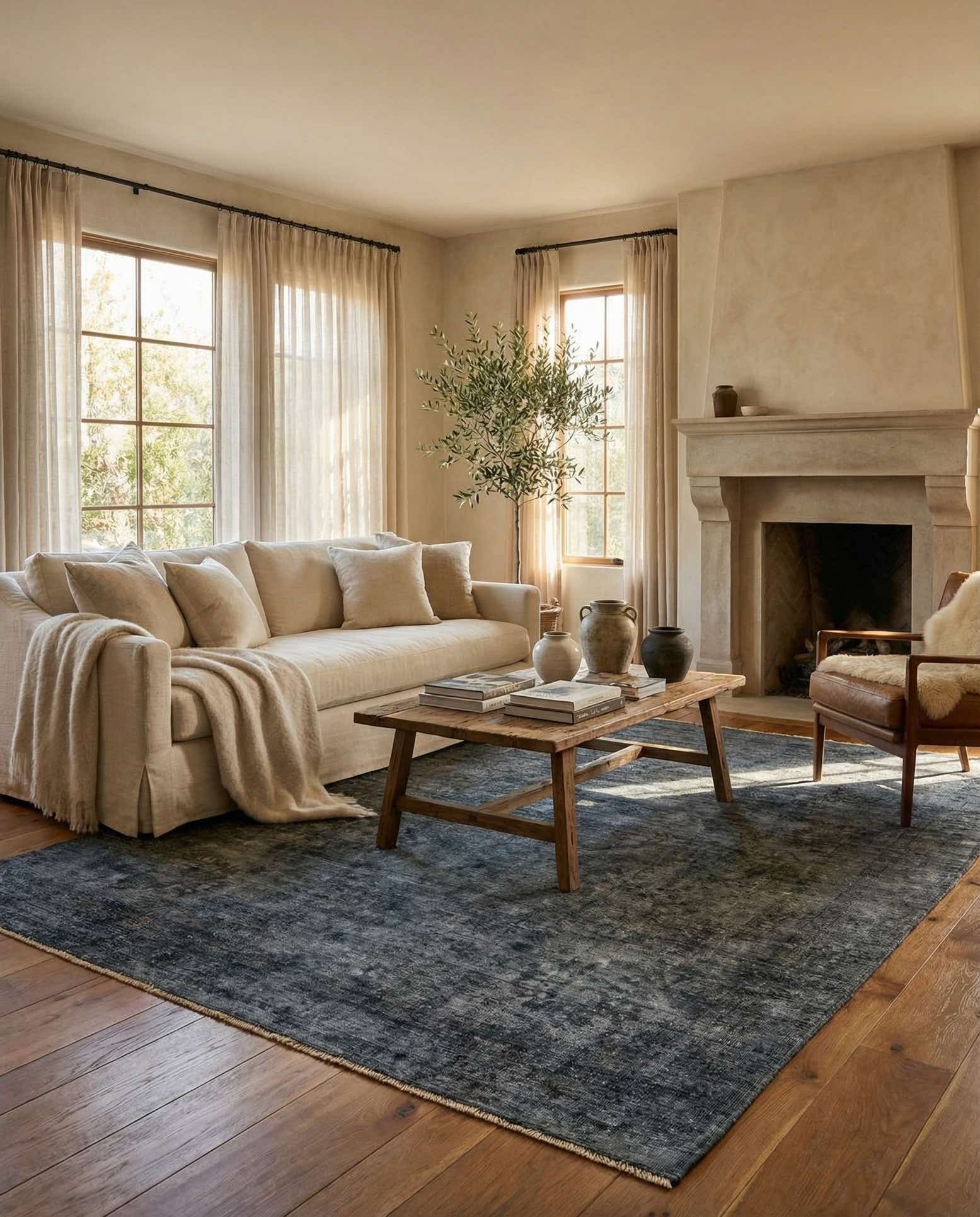 8' 1 x 10' 10 Hand Knotted Ultra Vintage Persian Wool Rug