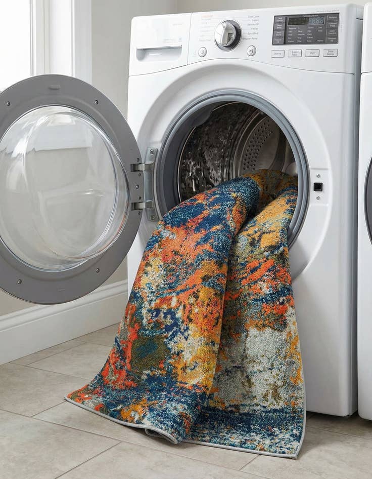 Detail image of  4' x 6'  Washable Vivid Rug