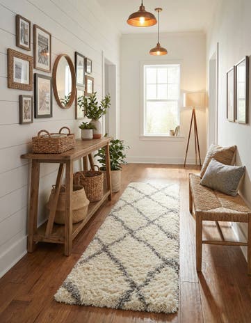 2' x 8' Infinity Shag Runner Rug