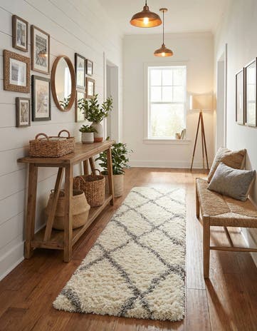 2' x 8' Infinity Shag Runner Rug