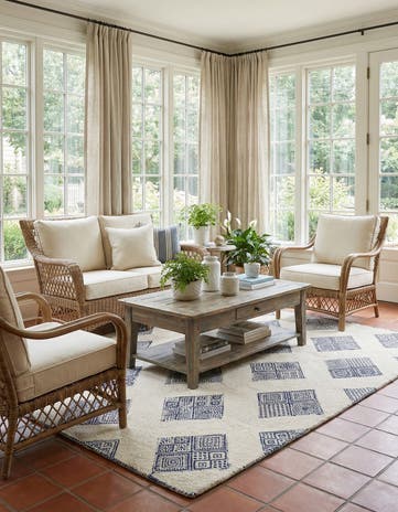 5' 2 x 8' 4 Hand Knotted Rug