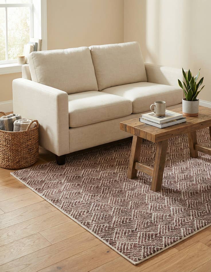 Detail image of 4' x 6' Eco Trellis Rug