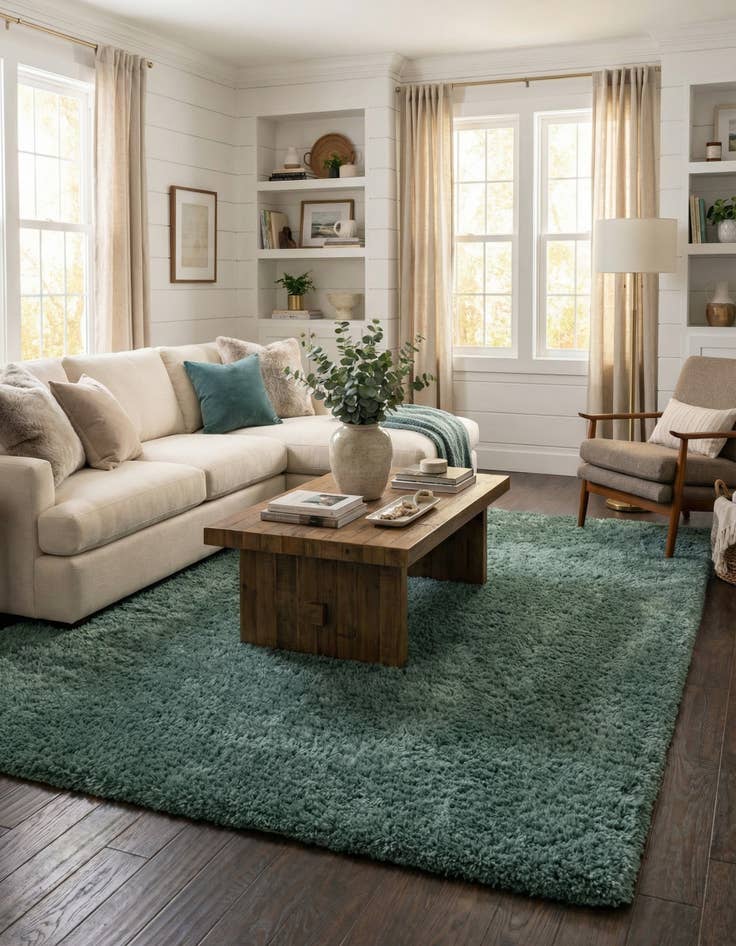 Detail image of  10' x 13' Infinity Shag Rug