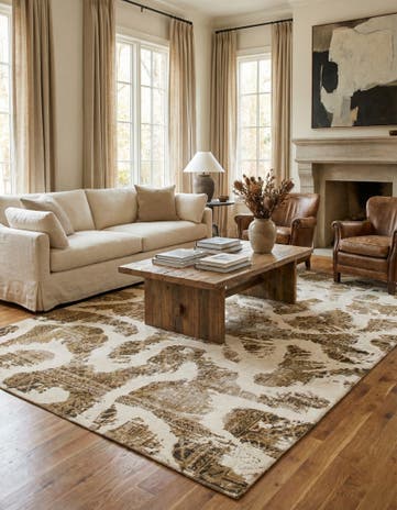 6' x 9' 7 Hand Knotted Ultra Vintage Persian Wool Rug