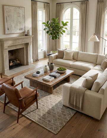 8' 8 x 11' 9 Hand Knotted Darya Wool Rug