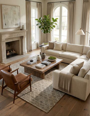 8' 8 x 11' 9 Hand Knotted Darya Wool Rug