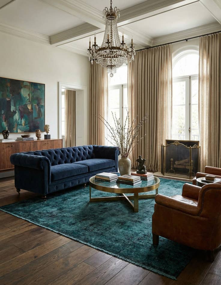 Detail image of 9' 7 x 12' 9 Vintage Royal Wool Rug