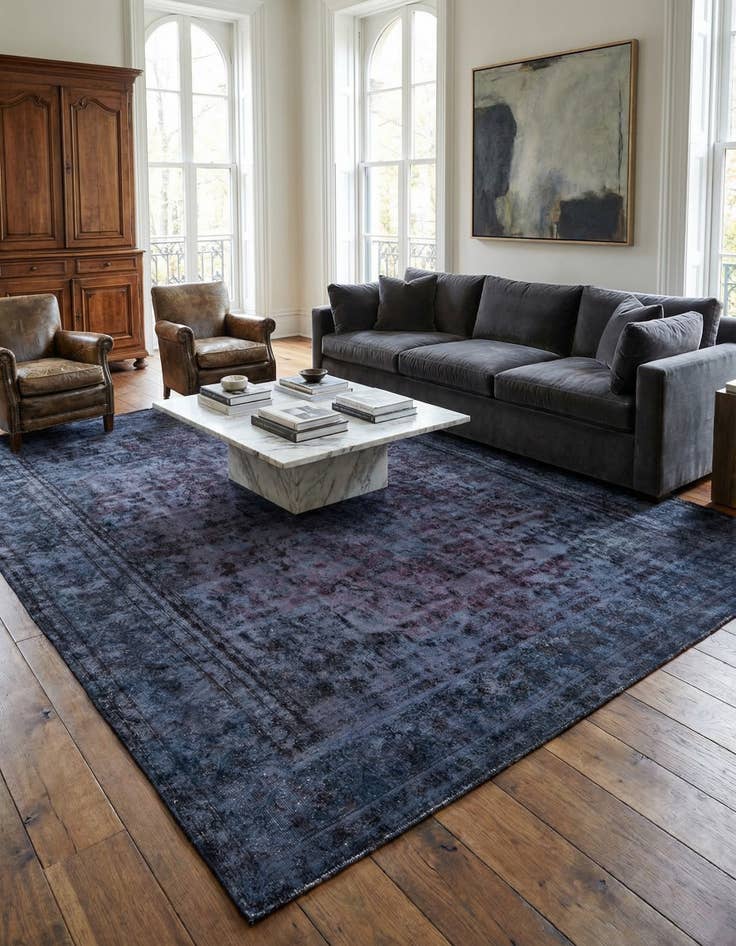 Detail image of  9' 9 x 13' 3  Hand Knotted Ultra Vintage Persian Wool Rug