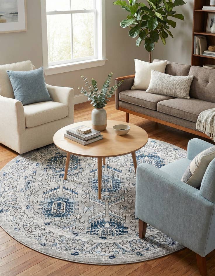 Detail image of 7' x 7' Nyla Round Rug