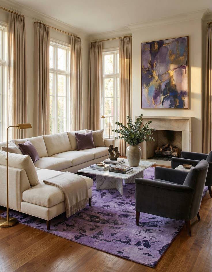 Detail image of 8' 5 x 11'  Hand Knotted Ultra Vintage Persian Wool Rug