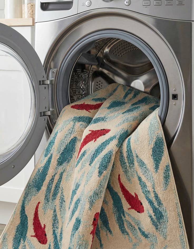 Detail image of 7' x 10'  Washable Capri Rug