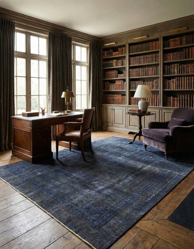 Detail image of 8' 6 x 11' 3  Hand Knotted Ultra Vintage Persian Wool Rug