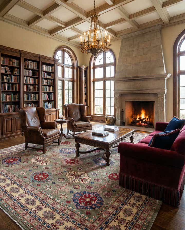 13' 2 x 19' 2 Hand Knotted Kazak Rug