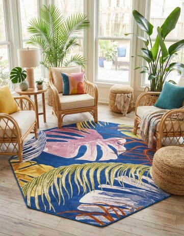 Blossom Octagon Rug