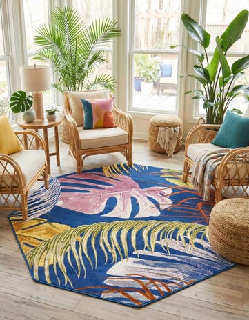 Blossom Octagon Rug