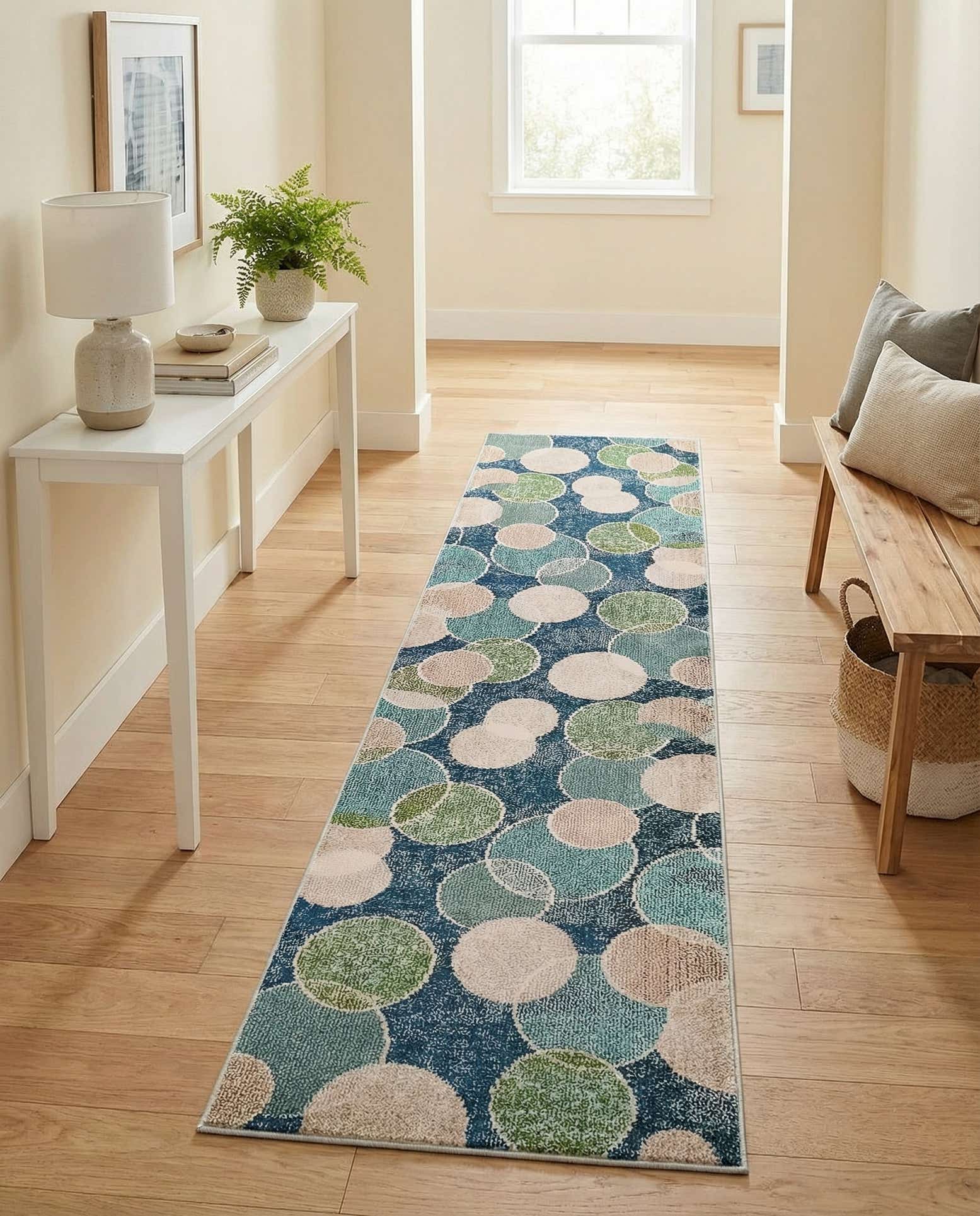 2' 7 x 10' Washable Spectrum Runner Rug