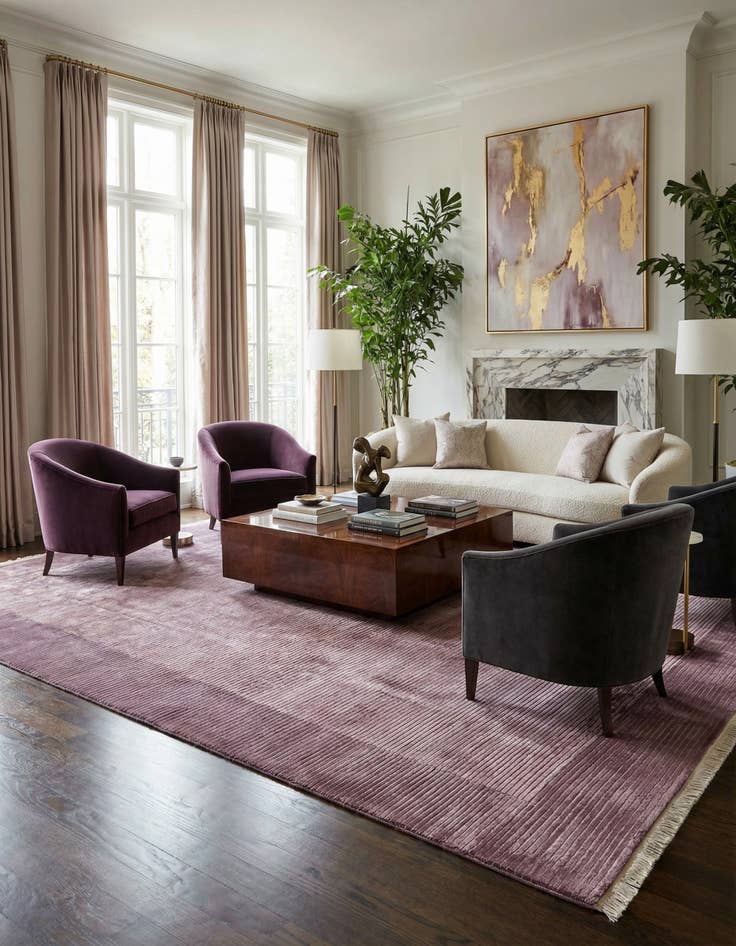 Detail image of 8' 3 x 11' 5  Hand Knotted Darya Wool Rug