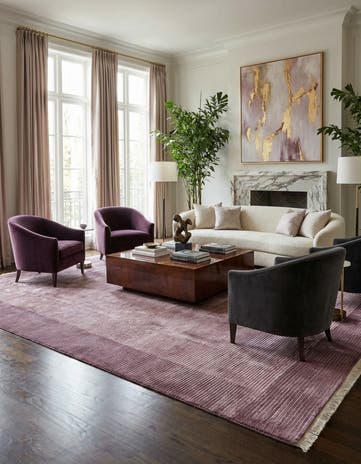 8' 3 x 11' 5 Hand Knotted Darya Wool Rug