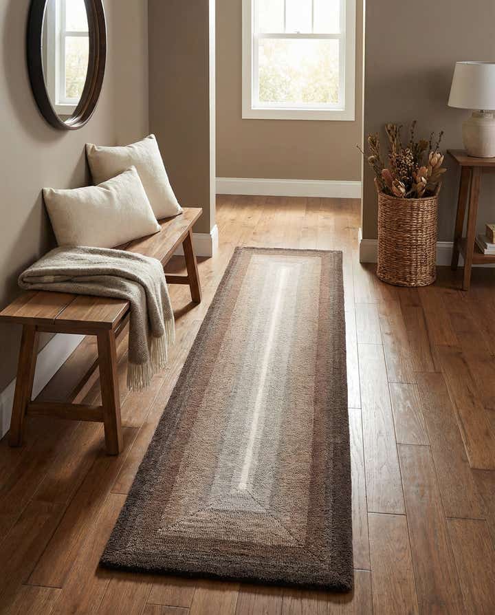 2' x 8' Ombre Wool Runner Rug