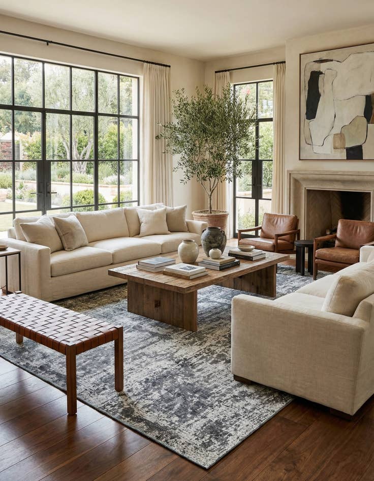 Detail image of 9' x 12' 6  Hand Knotted Ultra Vintage Persian Wool Rug