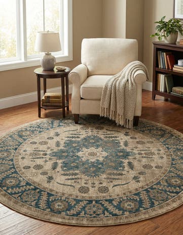 8' x 8' Viola Round Rug