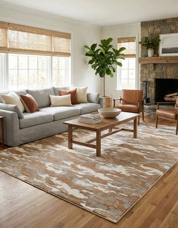 9' x 12' Sepia Rug