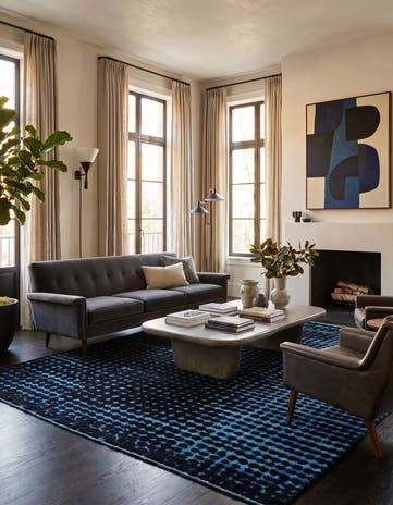 7' 10 x 10' 3 Hand Knotted Darya Wool Rug