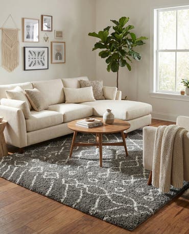  8' x 8' Moroccan Shag Square Rug