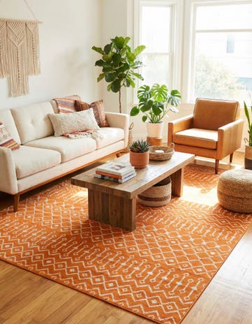 9' x 12' Kasbah Trellis Rug