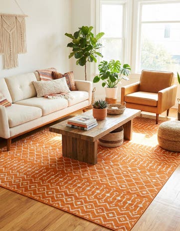 9' x 12' Kasbah Trellis Rug