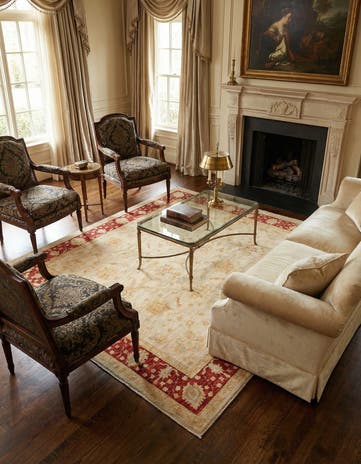 5' 7 x 7' 3 Ziegler Wool Rug