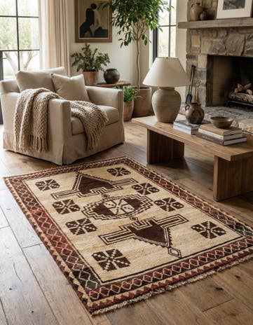 4' 2 x 6' 6 Gabbeh Rug