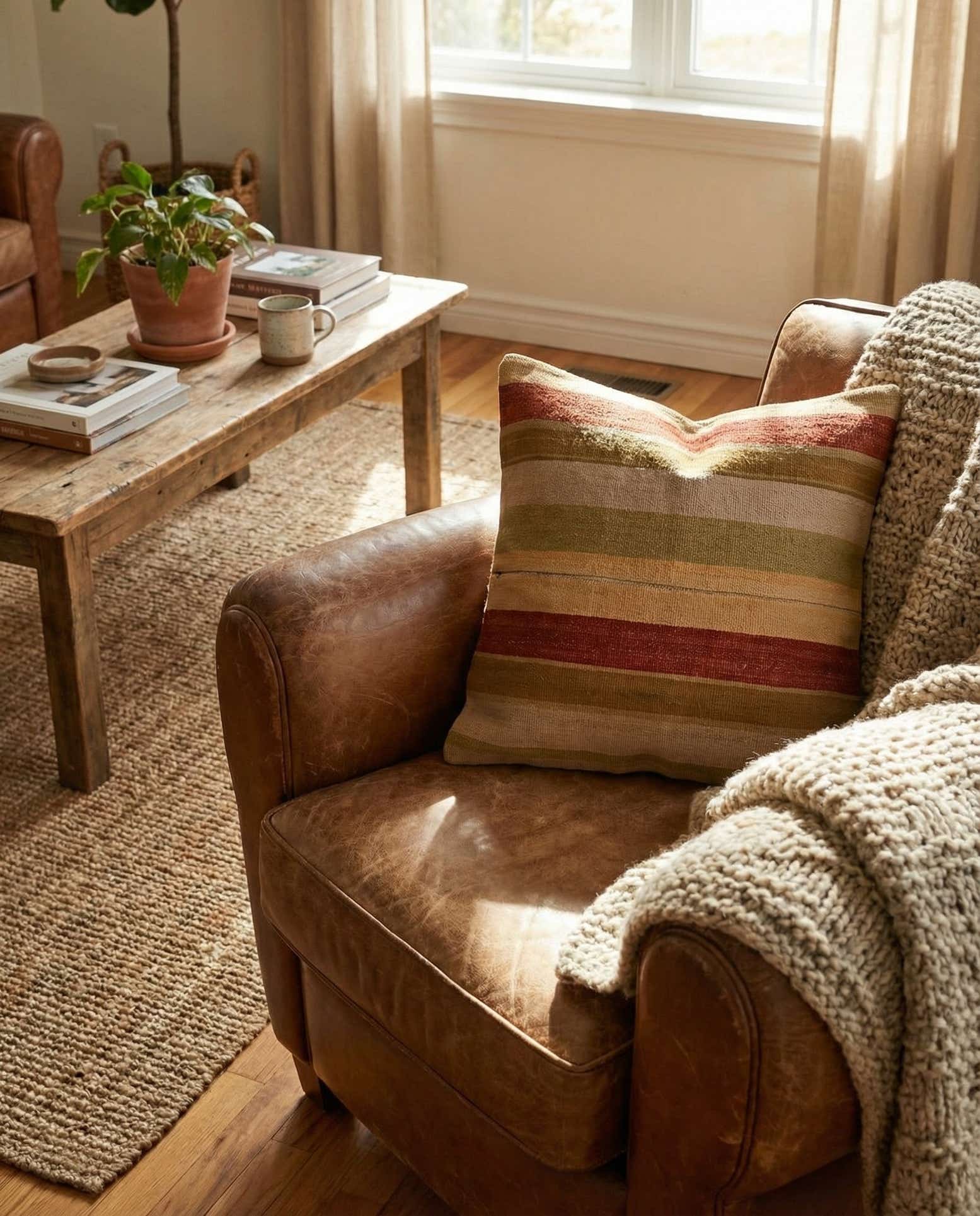 2' 5 x 2' 5 Hand Woven Pillow Wool Square Rug