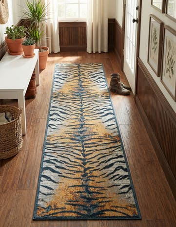 2' 7 x 12' Kamala Washable Runner Rug
