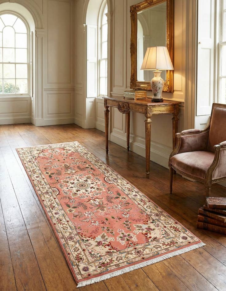 Detail image of 2' 7 x 6' 6 Tabriz Runner Rug