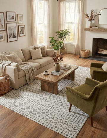 10' x 13' Kasbah Trellis Rug