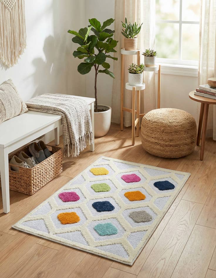 Detail image of 2' x 3' Easy-Clean Aruba Indoor / Outdoor Rug
