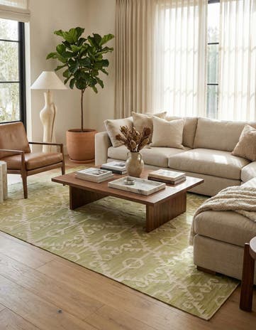 6' 10 x 10' Hand Woven Kilim Modern Wool Rug