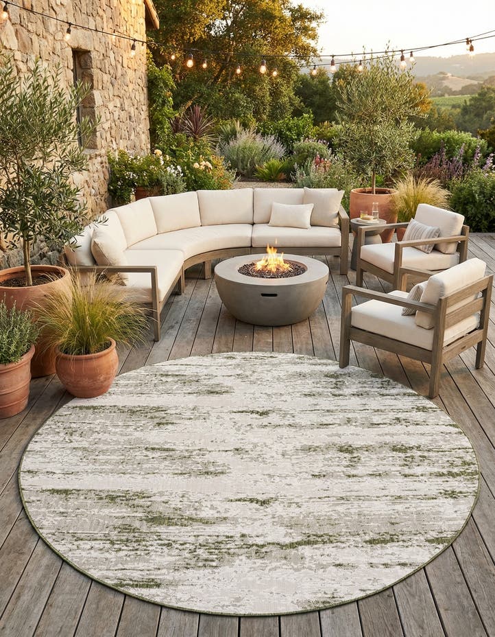 10' x 10' Easy-Clean Modern Indoor / Outdoor...